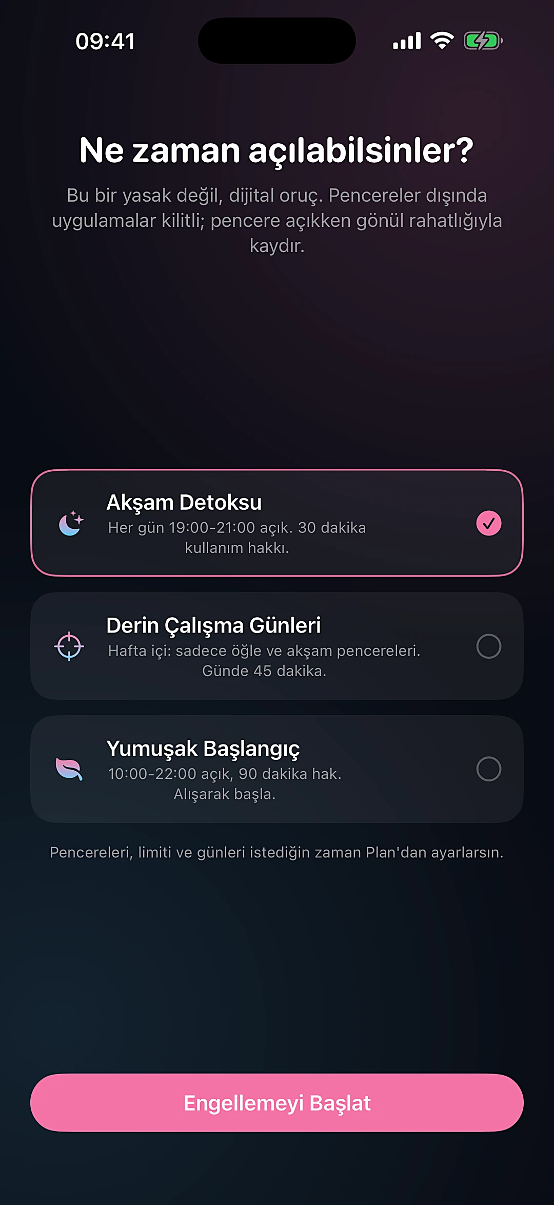 Kurulum: Hayatına uyan hazır bir planla başla